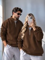 دورس نیم زیپ یقه افه دار مدل SELECT - تصویر 2